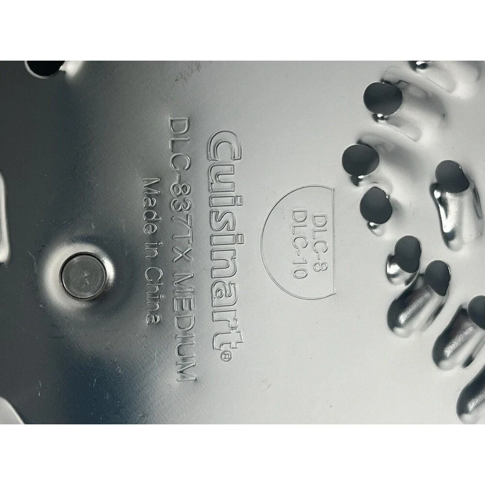 Cuisinart Food Processor- DLC-837TX Medium Shredder - For Models DLC 8 DLC 10